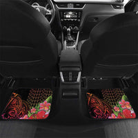 Hawaii Iwa Bird Car Mats Great Frigatebird Kanaka Tropical Hippie Style - Polynesian Pride