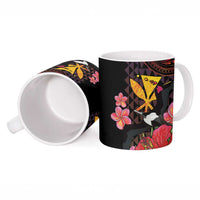 Hawaii Iwa Bird Ceramic Mug Great Frigatebird Kanaka Tropical Hippie Style - Polynesian Pride