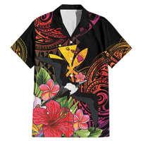 Hawaii Iwa Bird Family Matching Mermaid Dress and Hawaiian Shirt Great Frigatebird Kanaka Tropical Hippie Style - Polynesian Pride
