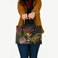 Hawaii Iwa Bird Leather Bag Great Frigatebird Kanaka Tropical Hippie Style - Polynesian Pride