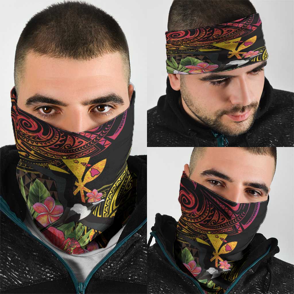 Hawaii Iwa Bird Neck Gaiter Great Frigatebird Kanaka Tropical Hippie Style - Polynesian Pride