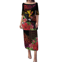 Hawaii Iwa Bird Puletasi Great Frigatebird Kanaka Tropical Hippie Style - Polynesian Pride