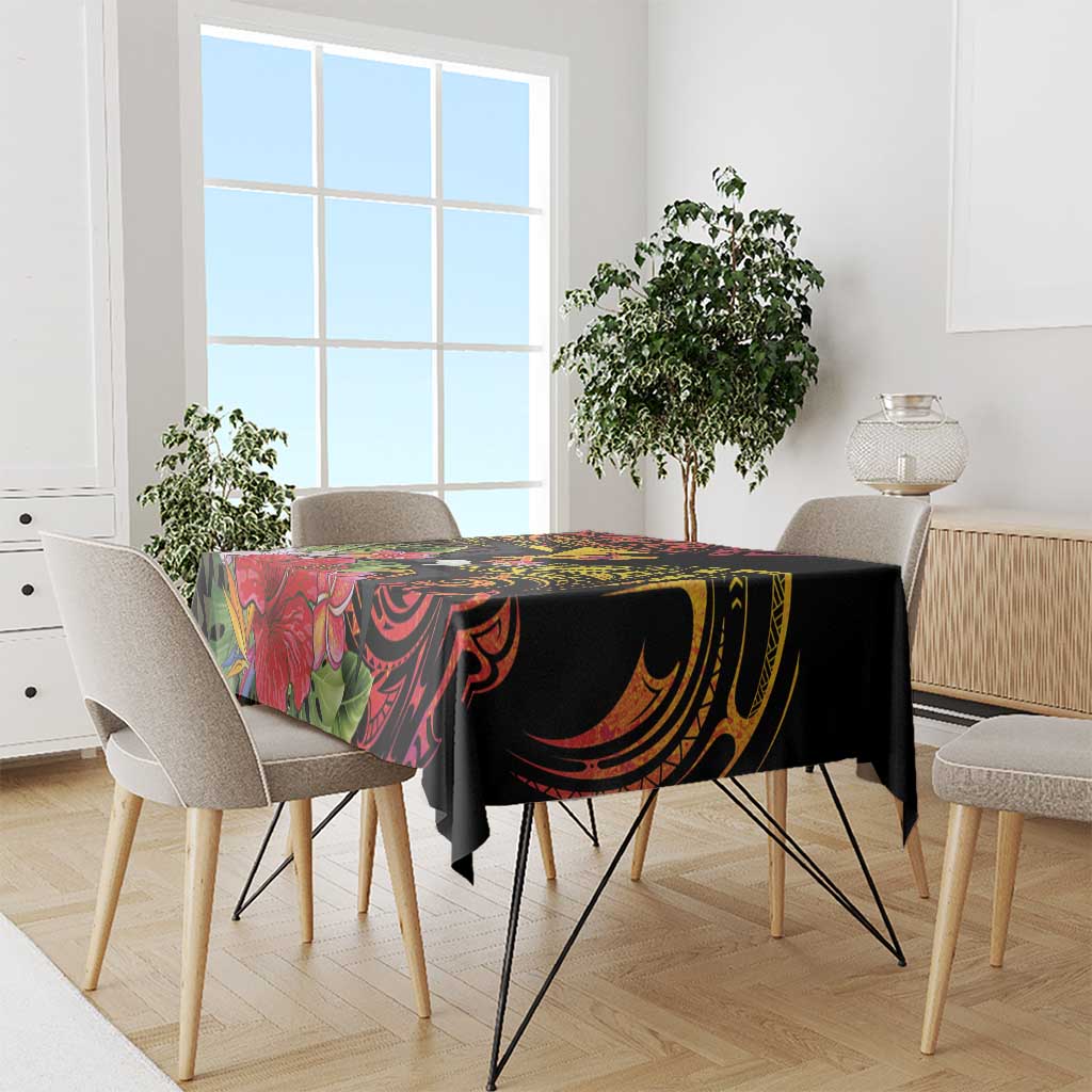 Hawaii Iwa Bird Tablecloth Great Frigatebird Kanaka Tropical Hippie Style - Polynesian Pride
