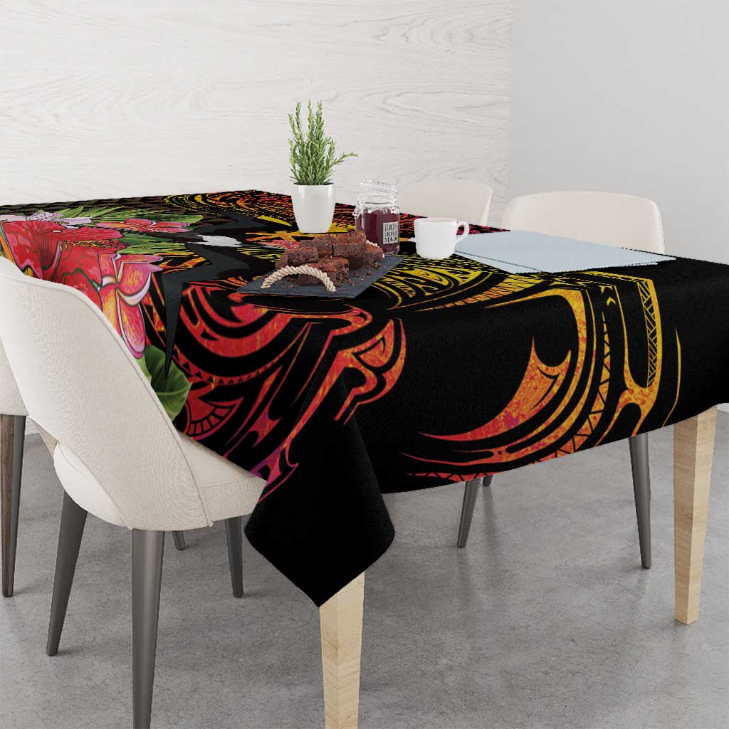 Hawaii Iwa Bird Tablecloth Great Frigatebird Kanaka Tropical Hippie Style - Polynesian Pride