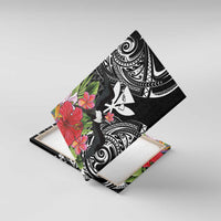 Hawaii Iwa Bird Canvas Wall Art Great Frigatebird Kanaka Tropical Flowers - Polynesian Pride