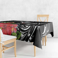 Hawaii Iwa Bird Tablecloth Great Frigatebird Kanaka Tropical Flowers - Polynesian Pride