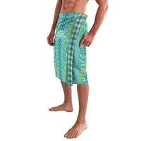 Teal Palaka Hawaii Iwa Bird Lavalava Hawaiian Kakau Jade Vine Lei - Polynesian Pride