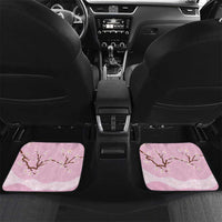 Japanese Torii Gate Cranes Personalised Car Mats Fuji Mount Sakura Seigaiha Pattern