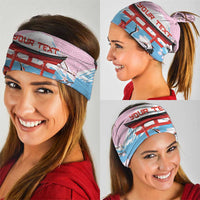 Japanese Torii Gate Cranes Personalised Neck Gaiter Fuji Mount Sakura Seigaiha Pattern