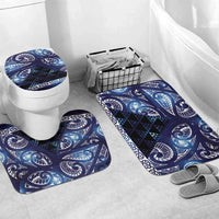 Matariki New Zealand Bathroom Set NZ Niho Taniwha Maori New Year Blue Galaxy
