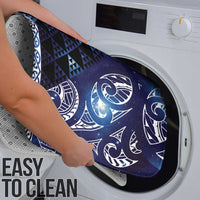 Matariki New Zealand Bathroom Set NZ Niho Taniwha Maori New Year Blue Galaxy