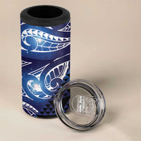 Matariki New Zealand 4 in 1 Can Cooler Tumbler NZ Niho Taniwha Maori New Year Blue Galaxy LT14 - Polynesian Pride