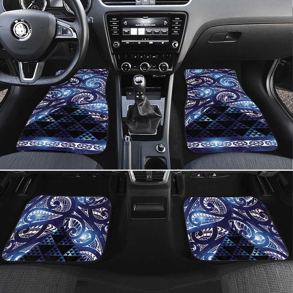 Matariki New Zealand Car Mats NZ Niho Taniwha Maori New Year Blue Galaxy