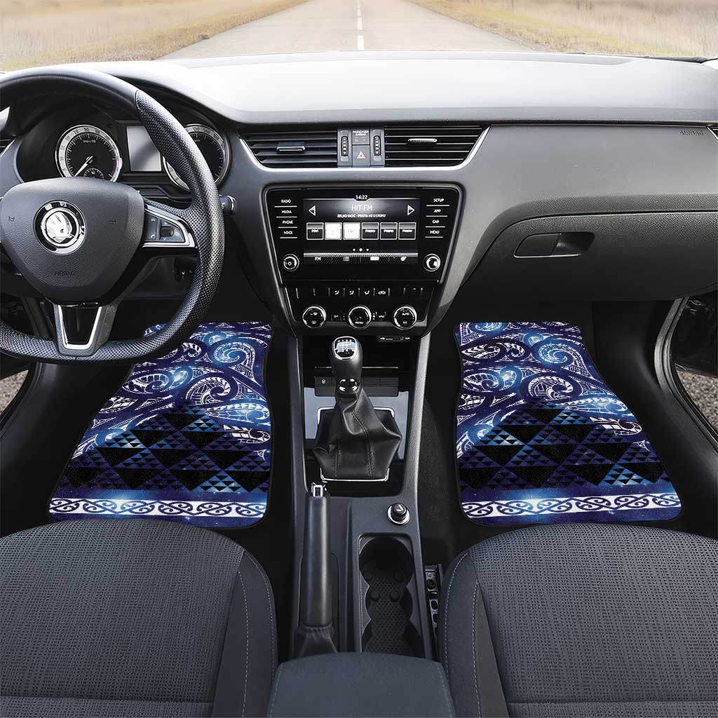 Matariki New Zealand Car Mats NZ Niho Taniwha Maori New Year Blue Galaxy