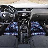 Matariki New Zealand Car Mats NZ Niho Taniwha Maori New Year Blue Galaxy
