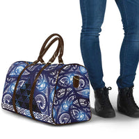 Matariki New Zealand Travel Bag NZ Niho Taniwha Maori New Year Blue Galaxy LT14 - Polynesian Pride