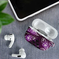 Matariki New Zealand AirPods Case NZ Niho Taniwha Maori New Year Purple Galaxy LT14 - Polynesian Pride
