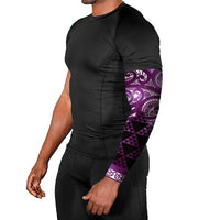 Matariki New Zealand Arm Sleeves NZ Niho Taniwha Maori New Year Purple Galaxy LT14 - Polynesian Pride