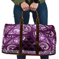 Matariki New Zealand Travel Bag NZ Niho Taniwha Maori New Year Purple Galaxy LT14 Purple - Polynesian Pride