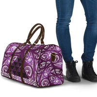 Matariki New Zealand Travel Bag NZ Niho Taniwha Maori New Year Purple Galaxy LT14 - Polynesian Pride