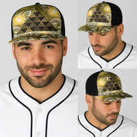 Matariki New Zealand Baseball Net Cap NZ Niho Taniwha Maori New Year Yellow Galaxy