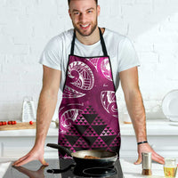 Matariki New Zealand Apron NZ Niho Taniwha Maori New Year Pink Galaxy