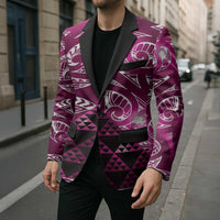 Matariki New Zealand Blazer NZ Niho Taniwha Maori New Year Pink Galaxy