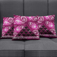 Matariki New Zealand Pillow Cover NZ Niho Taniwha Maori New Year Pink Galaxy