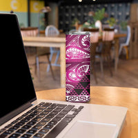 Matariki New Zealand Skinny Tumbler NZ Niho Taniwha Maori New Year Pink Galaxy