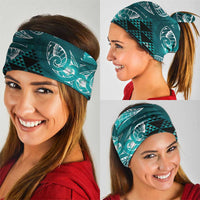 Matariki New Zealand Neck Gaiter NZ Niho Taniwha Maori New Year Cyan Galaxy LT14 - Polynesian Pride