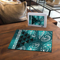 Matariki New Zealand Puzzle NZ Niho Taniwha Maori New Year Cyan Galaxy