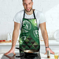 Matariki New Zealand Apron NZ Niho Taniwha Maori New Year Green Galaxy