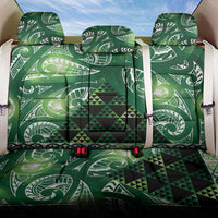 Matariki New Zealand Back Car Seat Cover NZ Niho Taniwha Maori New Year Green Galaxy LT14 One Size Green - Polynesian Pride