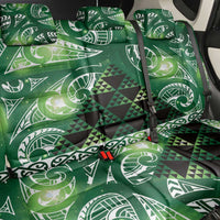 Matariki New Zealand Back Car Seat Cover NZ Niho Taniwha Maori New Year Green Galaxy LT14 - Polynesian Pride