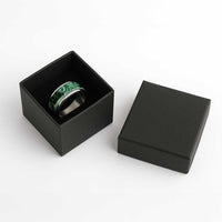 Matariki New Zealand Classic Ring NZ Niho Taniwha Maori New Year Green Galaxy