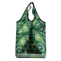 Matariki New Zealand Grocery Bag NZ Niho Taniwha Maori New Year Green Galaxy LT14 - Polynesian Pride