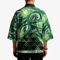Matariki New Zealand Kimono NZ Niho Taniwha Maori New Year Green Galaxy