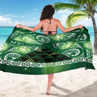 Matariki New Zealand Sarong NZ Niho Taniwha Maori New Year Green Galaxy