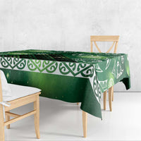 Matariki New Zealand Tablecloth NZ Niho Taniwha Maori New Year Green Galaxy