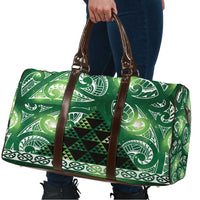 Matariki New Zealand Travel Bag NZ Niho Taniwha Maori New Year Green Galaxy LT14 - Polynesian Pride