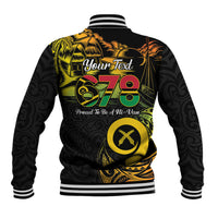 Personalised Vanuatu 678 Baseball Jacket Proud To Be A Ni-Van LT14 - Polynesian Pride