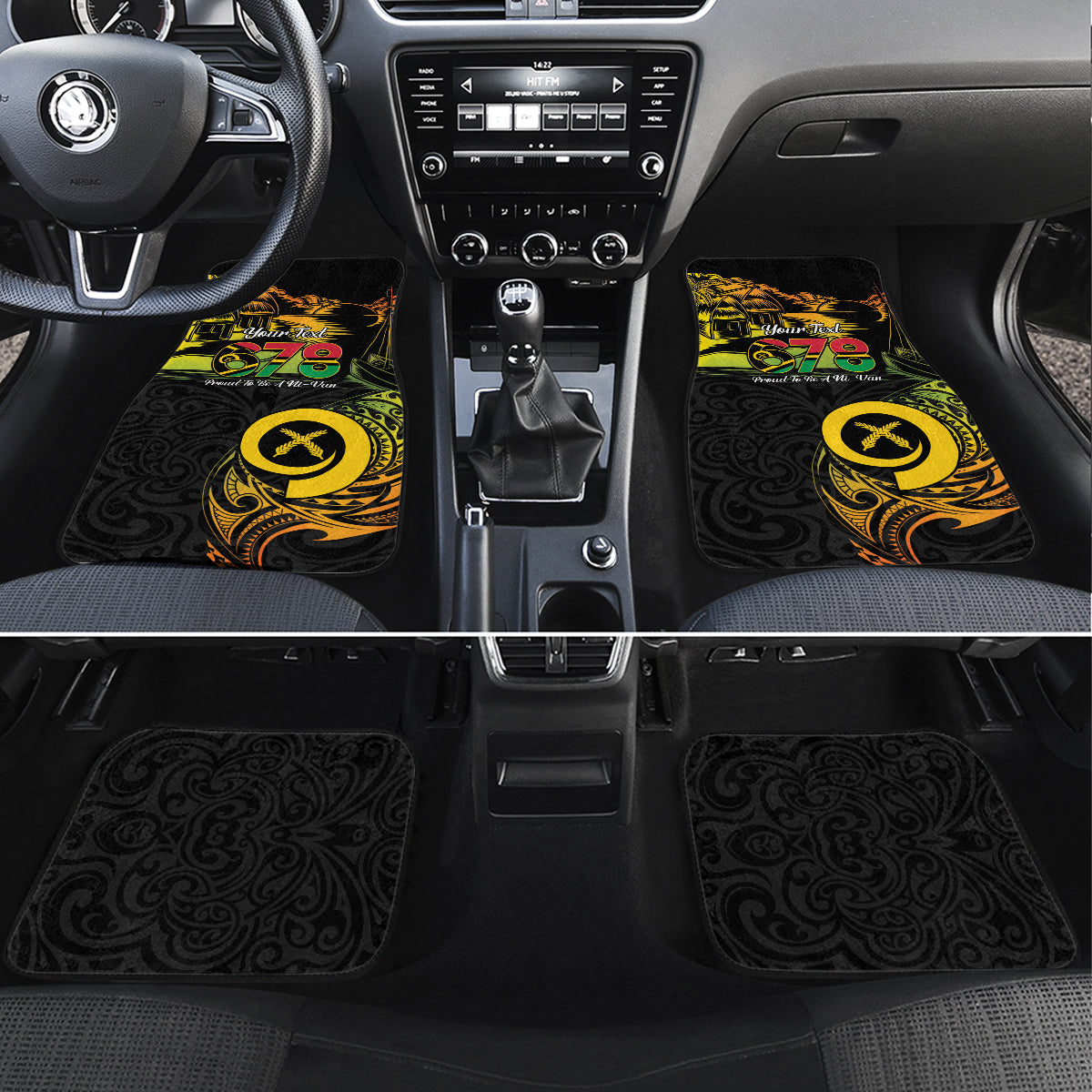 Personalised Vanuatu 678 Car Mats Proud To Be A Ni-Van