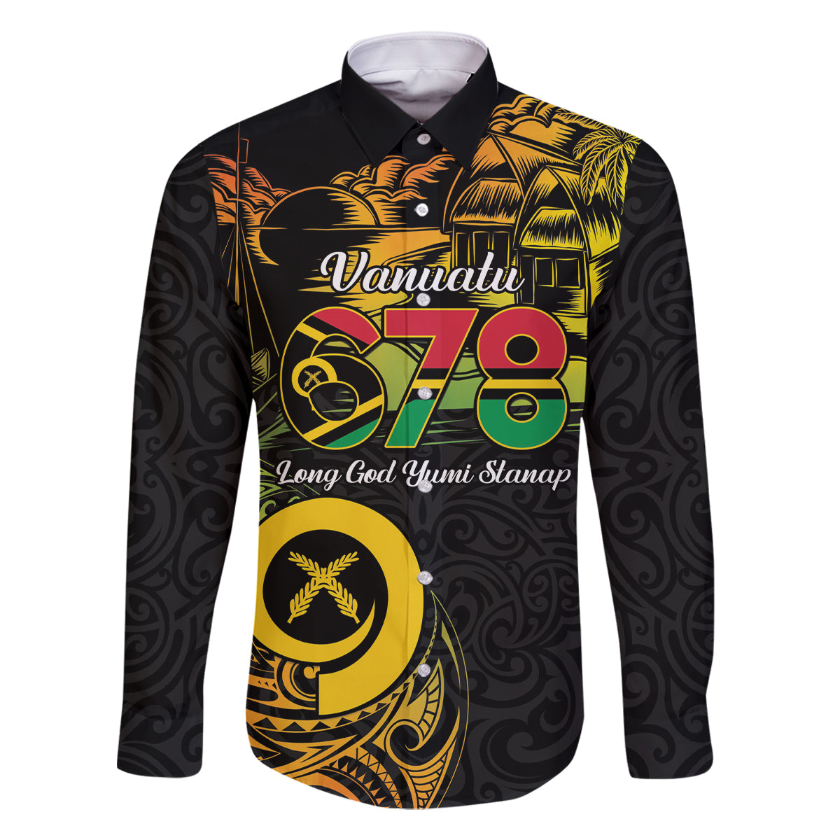 Personalised Vanuatu 678 Family Matching Long Sleeve Bodycon Dress and Hawaiian Shirt Proud To Be A Ni-Van