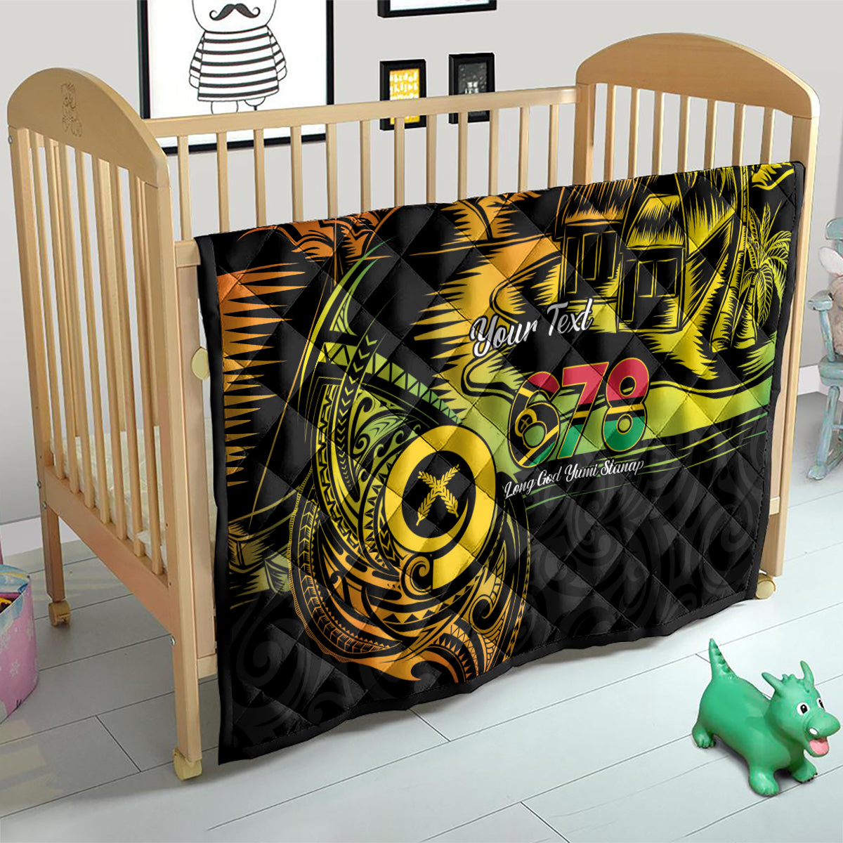 Personalised Vanuatu 678 Quilt Proud To Be A Ni-Van LT14 - Polynesian Pride