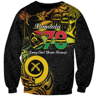 Personalised Vanuatu 678 Sweatshirt Proud To Be A Ni-Van LT14 Unisex Black - Polynesian Pride