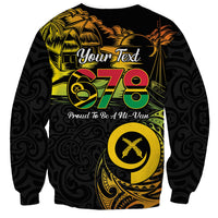 Personalised Vanuatu 678 Sweatshirt Proud To Be A Ni-Van LT14 - Polynesian Pride