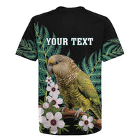 Personalised New Zealand Kakapo Rugby Jersey Aotearoa Fern With Manuka