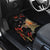 Personalised New Zealand Kea Car Mats Nestor Notabilis With Harakeke Maori Pattern