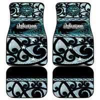 Kia Ora New Zealand Car Mats Aotearoa Proud Maori Paua Shell Silver Fern LT14 - Polynesian Pride