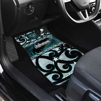 Kia Ora New Zealand Car Mats Aotearoa Proud Maori Paua Shell Silver Fern LT14 - Polynesian Pride